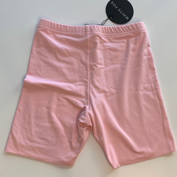 White fox pink bike shorts - Picture 3 of 5